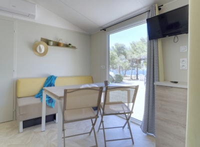 Mobile home ~28m² - PREMIUM - Seaview - 2 bedrooms + air-conditioning