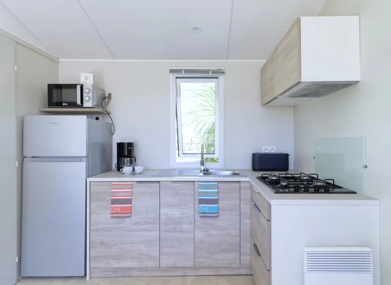 Mobil-Home ~27M² - Vue Partielle Mer - 2 Chambres + Climatisation