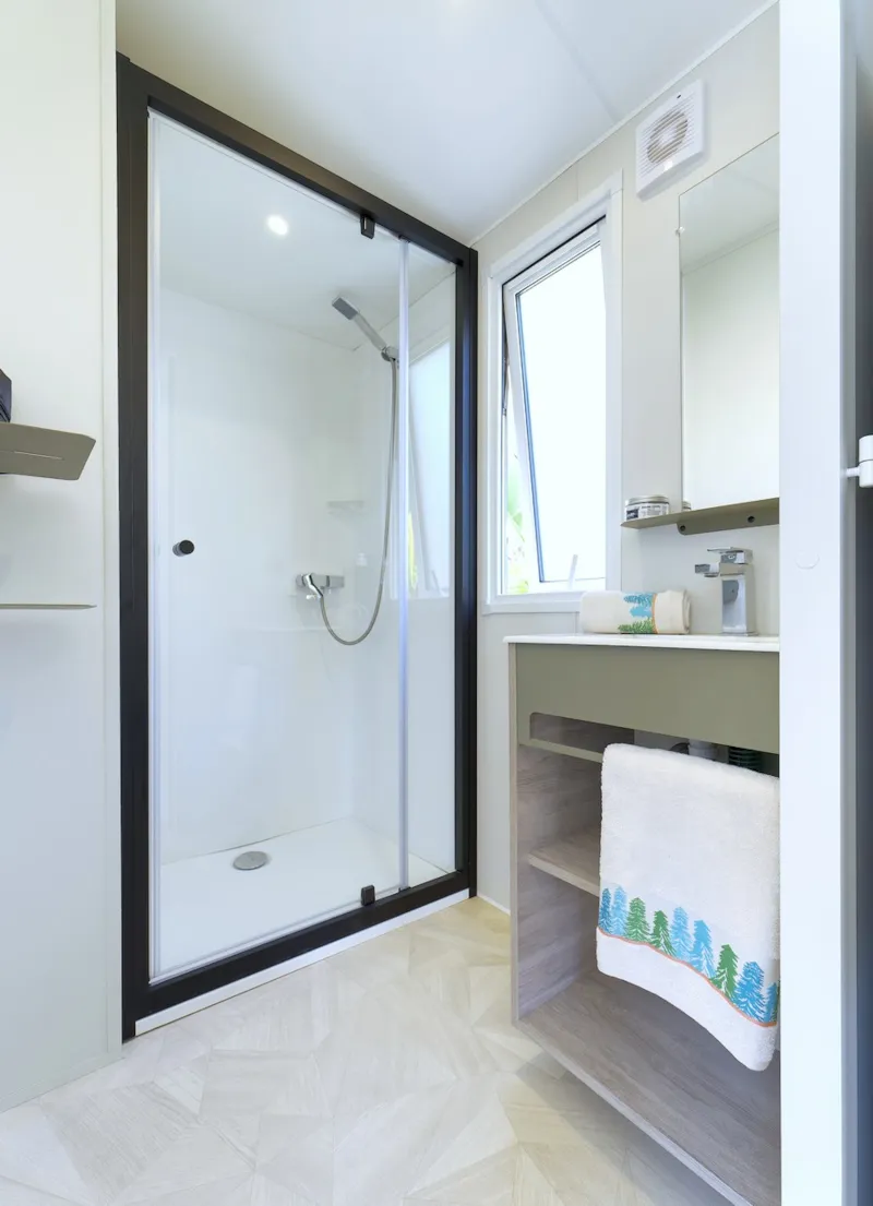 Mobil-Home ~27M² - Vue Partielle Mer - 2 Chambres + Climatisation