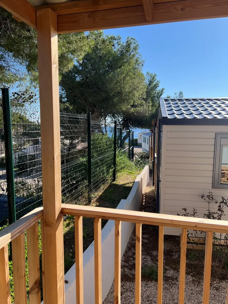 Mobil-Home ~28M² - Vue Partielle Mer - 2 Chambres + Climatisation