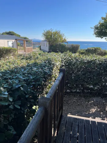 Location - Mobil-Home - Vue Mer - 1 Chambre + Climatisation - Camping Les Mouettes