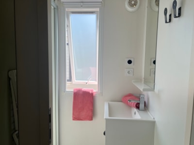 Mobile-home ~26m² - 2 bedrooms + air-conditioning