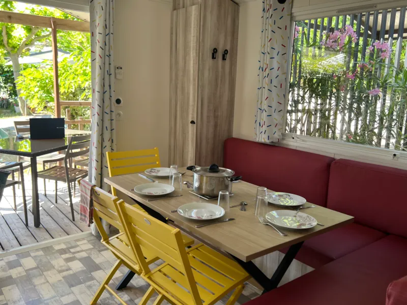 Mobil-Home ~26M² 2 Chambres + Climatisation