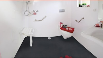 Mobile-home loft 87 adapted to the people with reduced mobility