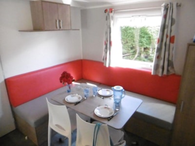 Mobile-home émotion 30m² (3 bedrooms) Half-covered terrace — 2