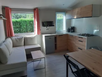 Mietunterkunft - Stacaravan Féerique 33M² (3 Schlafzimmer) Halbüberdachte Terrasse - Camping les Brillas