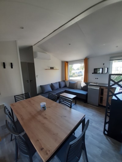 Mobilhome Quattro 40m² (4 bedrooms) Wouden covered terrace — 2