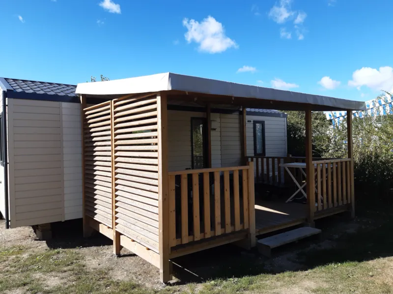 Mobilhome Authentique 27M² (2 Chambres) Terrasse Semi-Couverte