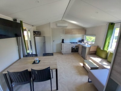 Mobilhome Trio Premium 40m² Jacuzzi (3 bedrooms), Covered terrace — 2
