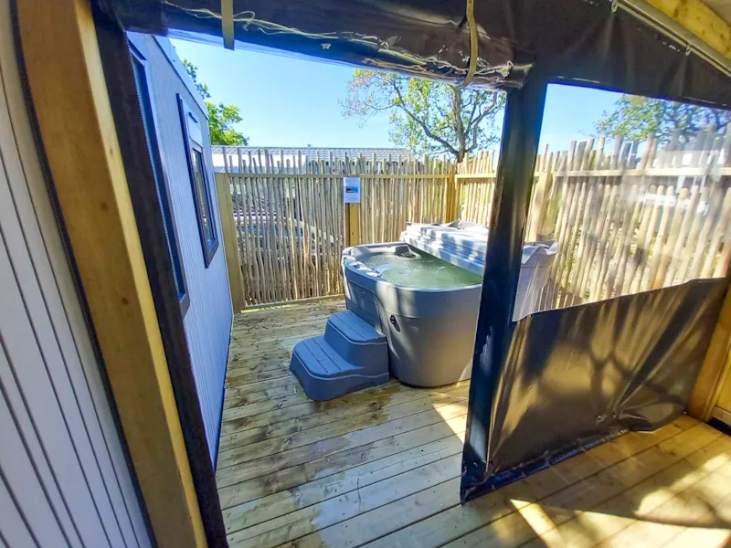 Mobilhome Trio Premium 40M² Jacuzzi (3 Chambres ) Terrasse -Couverte