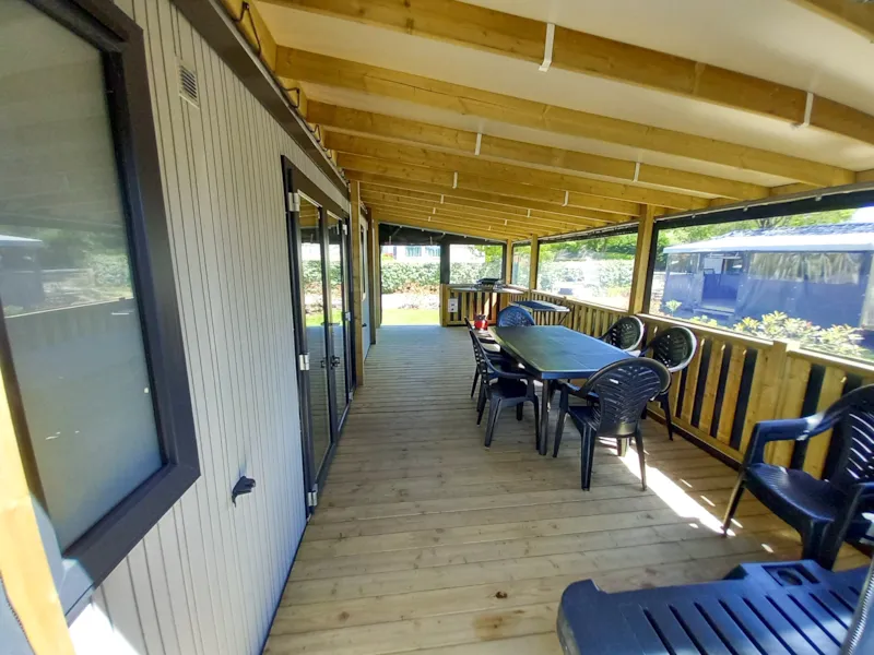 Mobilhome Quattro Premium 40M² Jacuzzi ( 4 Chambres) Terrasse -Couverte
