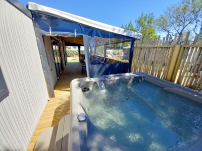 Mobilhome Quattro Premium 40m² Jacuzzi (4 bedrooms), Covered terrace — 4