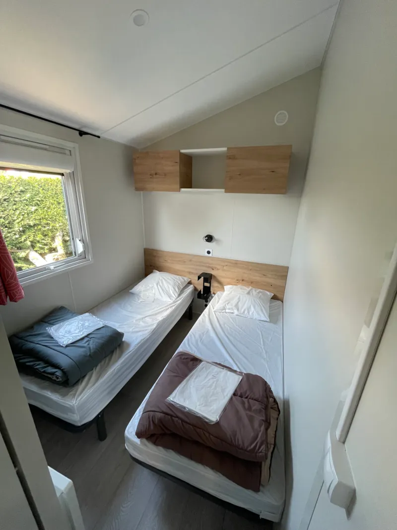 Mobilhome Féérique 33M² (3 Chambres) Terrasse Semi-Couverte