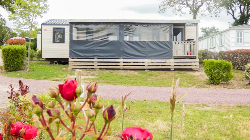 Mobilhome Quattro 40M² ( 4 Chambres ) Terrasse Bois Couverte Et Fermée