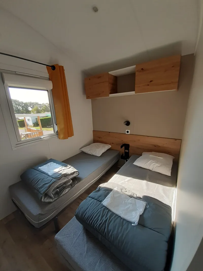 Mobilhome Authentique 27M² (2 Chambres) Terrasse Semi-Couverte