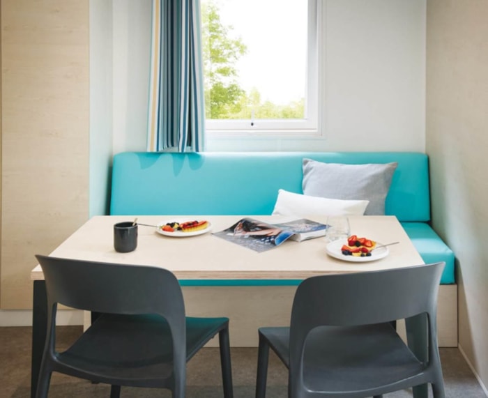 Mobil-Home Confort  23M² - 2 Chambres + Terrasse Couverte + Tv