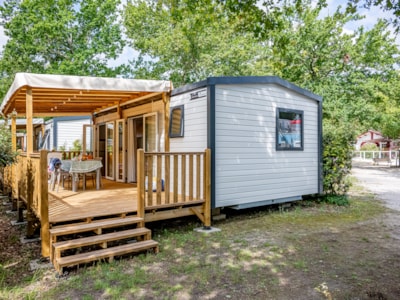 Mobile home PREMIUM 33m² - 3 bedrooms + terrace + TV + dishwasher + sheets + towels — 1