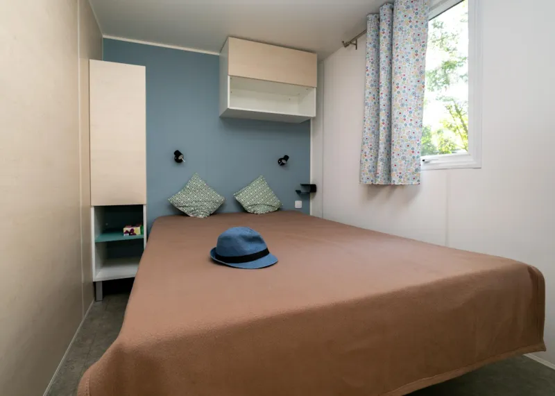 Mobil-Home Premium 2 Chambres + Clim + Lave-Vaisselle + Terrasse Couverte +Plancha
