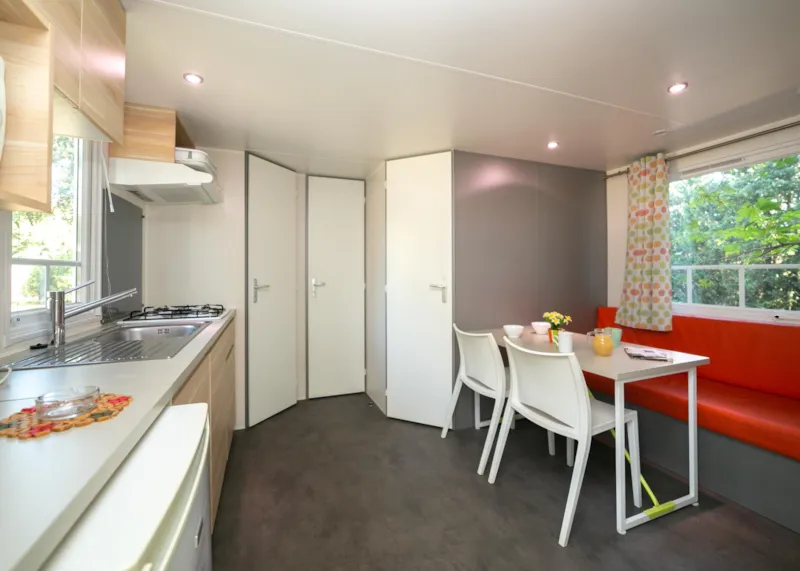 Mobilhome 2 Chambres + Terrasse Semi Couverte