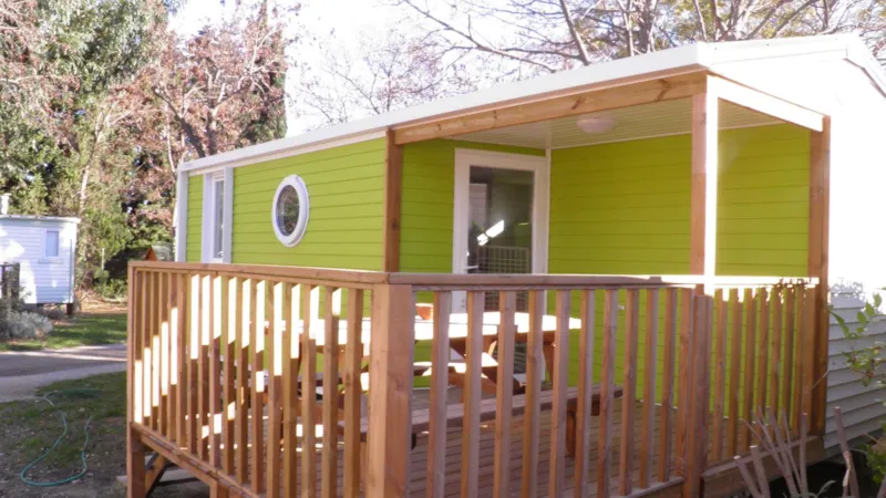 Mobilhome 2 Chambres (Lit 160) + Terrasse Semi-Couverte