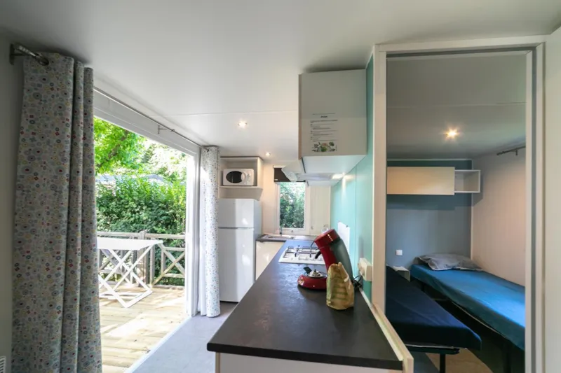 Mobil-Home Premium 2020 34M² 2 Ch ,Clim, Tv, Terrasse+Plancha