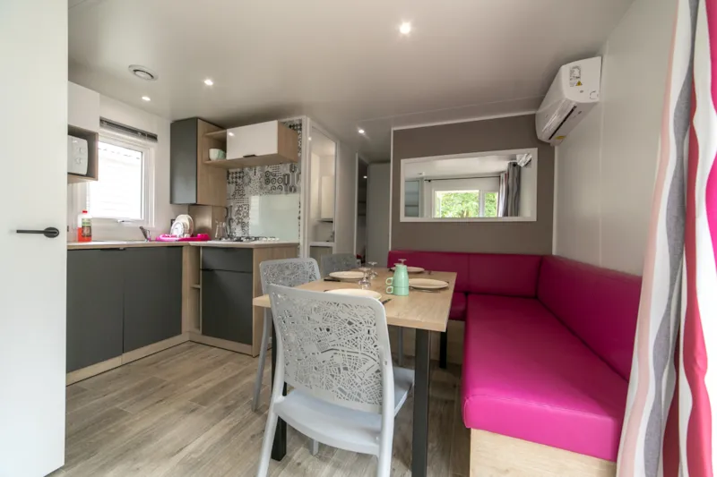 Mobil Home Lodge   3Ch 6Personnes Clim+ Plancha
