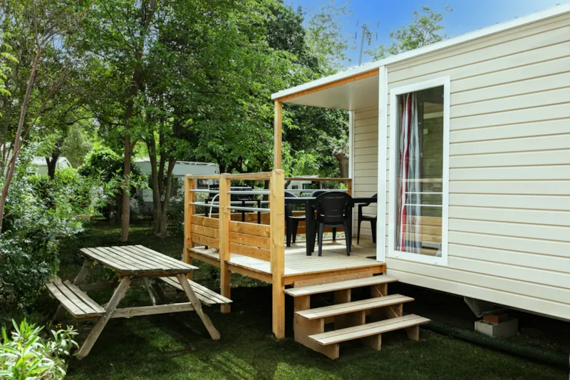 Mobil Home Lodge   3Ch 6Personnes Clim+ Plancha