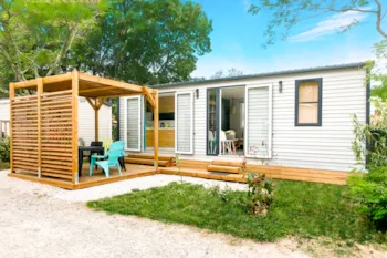 Mietunterkunft - Mh 4/6P Premium 2023 + Clim+ Plancha - CAMPING LA GARENNE