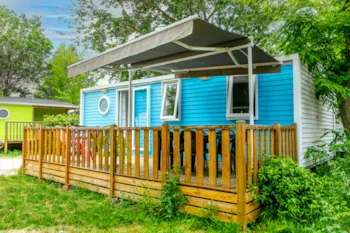 Mietunterkunft - Mh Premium 32M²+Clim 3Ch 6P+ Plancha - CAMPING LA GARENNE