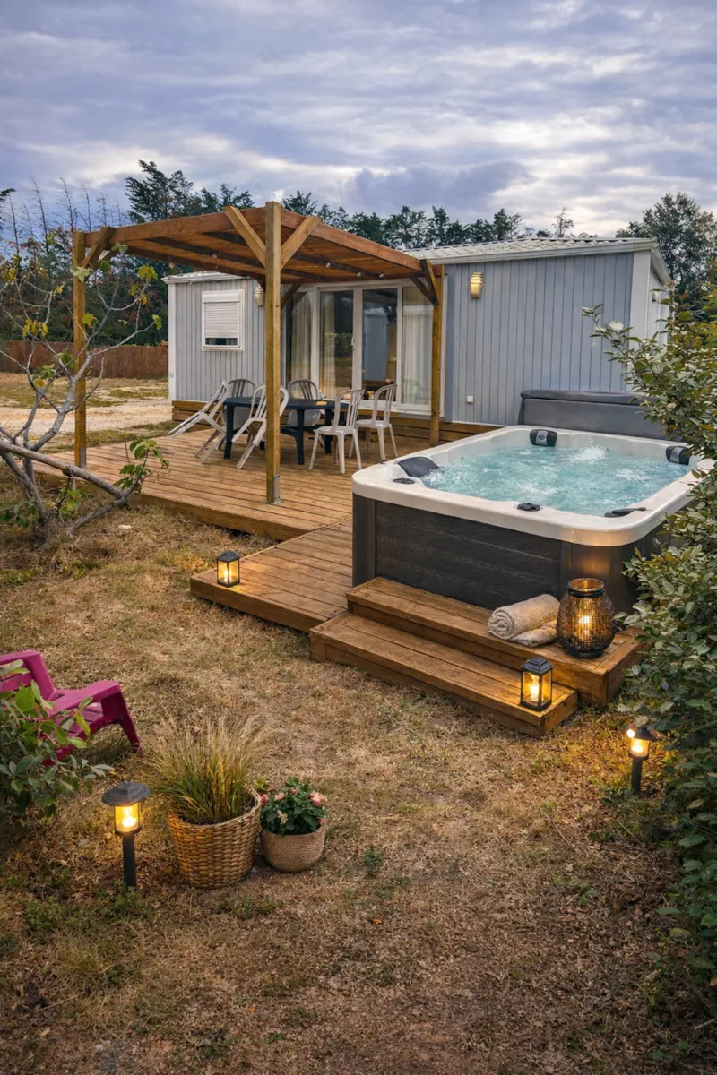 Mobil-Home  Siréne Spa 2 Ch  Clim+Plancha