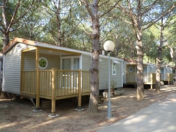 Mietunterkunft - Mobilheim O'hara + Klimaanlage - Camping Neptuno