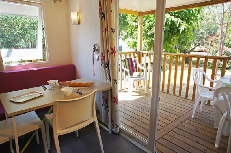 Mobil-Home Pin Parasol Standard 30M² (2 Chambres) - Terrasse Couverte 8 M²- Tv-Non Climatise