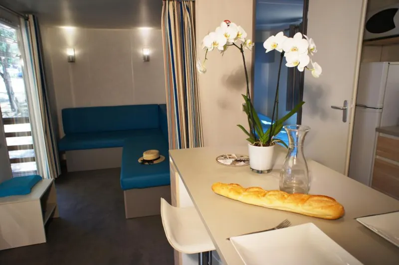 Mobil-Home Lavande Confort 29M² (2 Chambres) - Terrasse Couverte 16M² - Tv + Climatisation