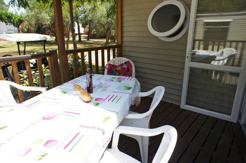 Mobil-Home Olivier Confort 29M² (2 Chambres) - Terrasse 9 M²+ Tv + Climatisation