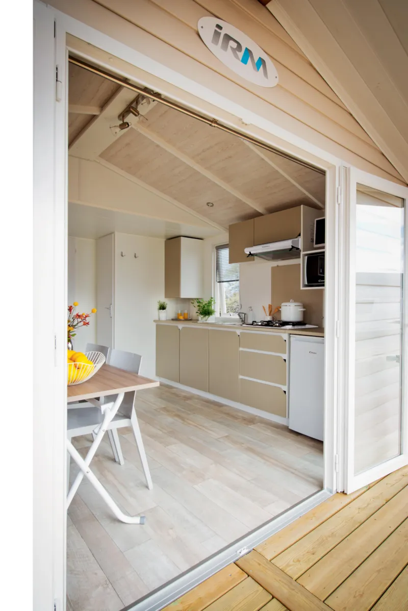 Mobil-Home Romarin Confort 32M² (2 Chambres)+ - Terrasse Couverte 8 M² - Tv + Climatisation