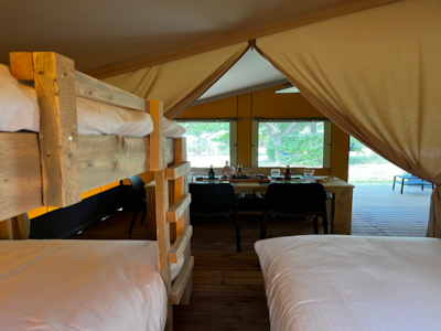 Safari Lodge 37 m2 (without bathroom), 2 Bedrooms, covered terrace — 4