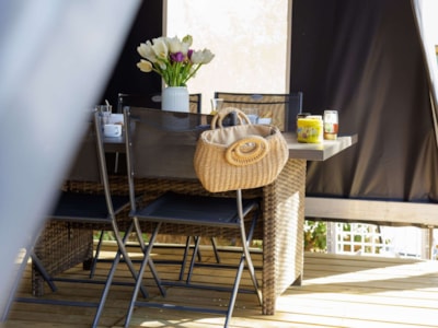 Ecrin Cocoon Insolite 16m² (without toilet blocks) 2 bedrooms + TV + sheltered terrace 14 m² — 6