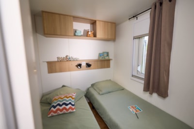 NEW -Mobile home TAMARIS Premium (3 bedrooms) 33m2 - sheltered terrace 19m² + TV + air-conditioning — 8