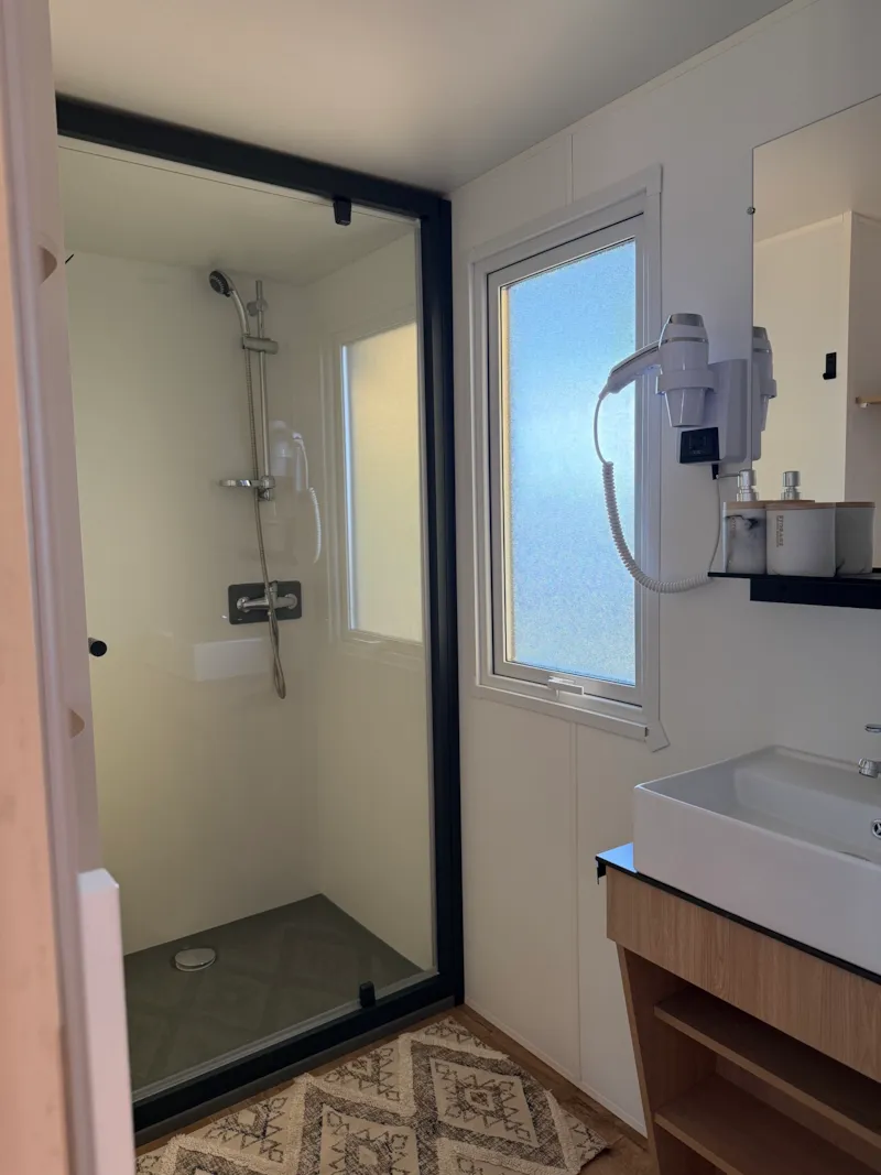 New -Mobil-Home Tamaris Premium (3 Chambres) 35M2 - Terrasse Couverte  19M2+ Lv + Tv + Climatisation