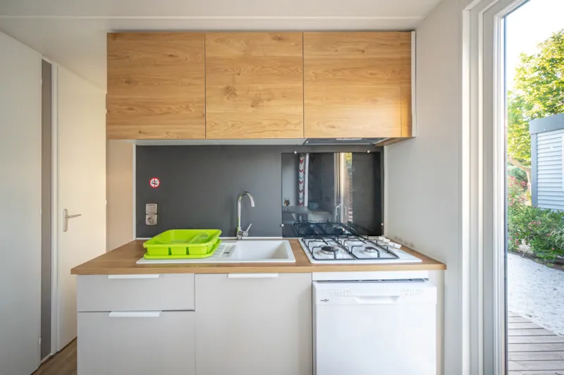 Mobil-Home Laurier Rose Premium (3 Chambres) 33M2 - Terrasse Couverte  19M2+ Lv + Tv + Climatisation