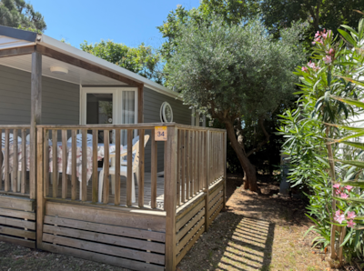 Mobil Home OLIVIER Confort 29m² (2 bedrooms) - terrace 9 m² - TV + air conditioning — 1