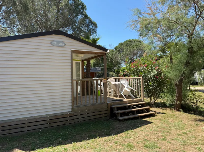 Mobil-Home Olivier Confort 29M² (2 Chambres) - Terrasse 9 M²+ Tv + Climatisation