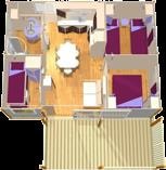 Chalet SAMOA 32 m² (3 bedrooms)
