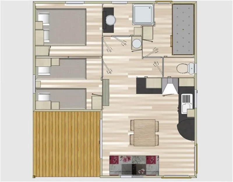 Chalet Vanille 32M² (3 Chambres)