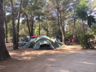 Package Confort : Pitch 1 car + tent, caravan or camping-car + electricity (10A)