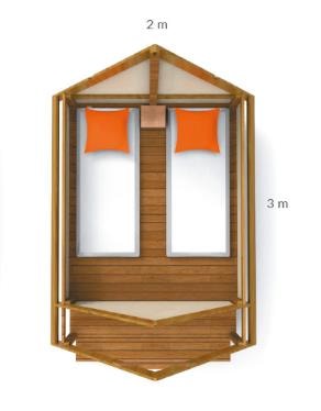 Lodge MINI CANNELLE 6m² max 2 people