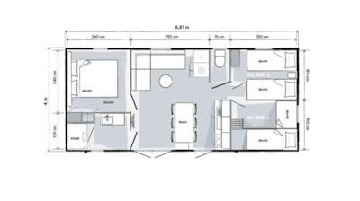 Cottage NEROLI 33m² (3 bedrooms)