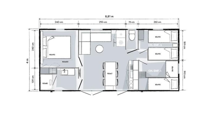 Cottage Neroli 33M² (3 Chambres)