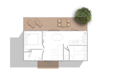Cottage MAGNOLIA 32m² (2 bedrooms)