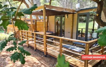 Mietunterkunft - Cottage Magnolia 32M² (2 Zimmer) - Camping Le BeauVezé ****